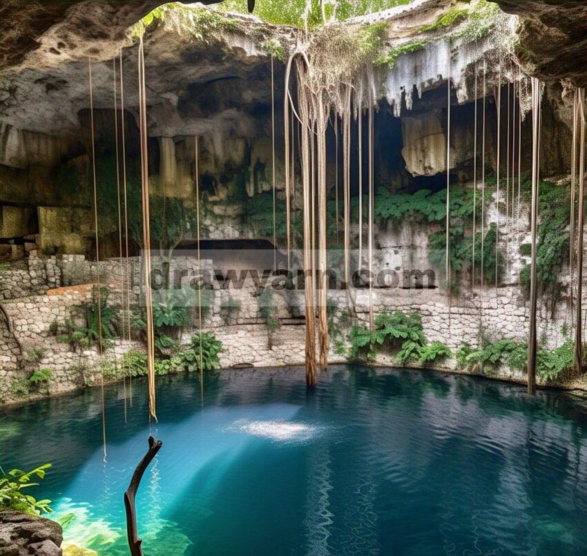 Cenote Angelita – Lubang Pembuangan Vertikal