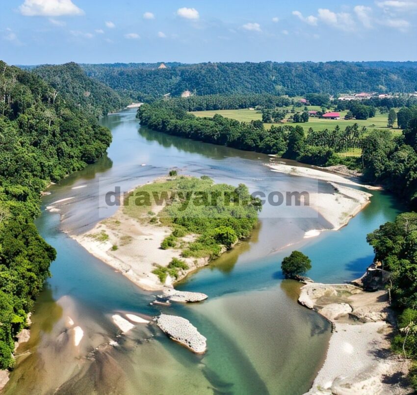 Daerah Aliran Sungai – 1,2 Juta Mil Persegi